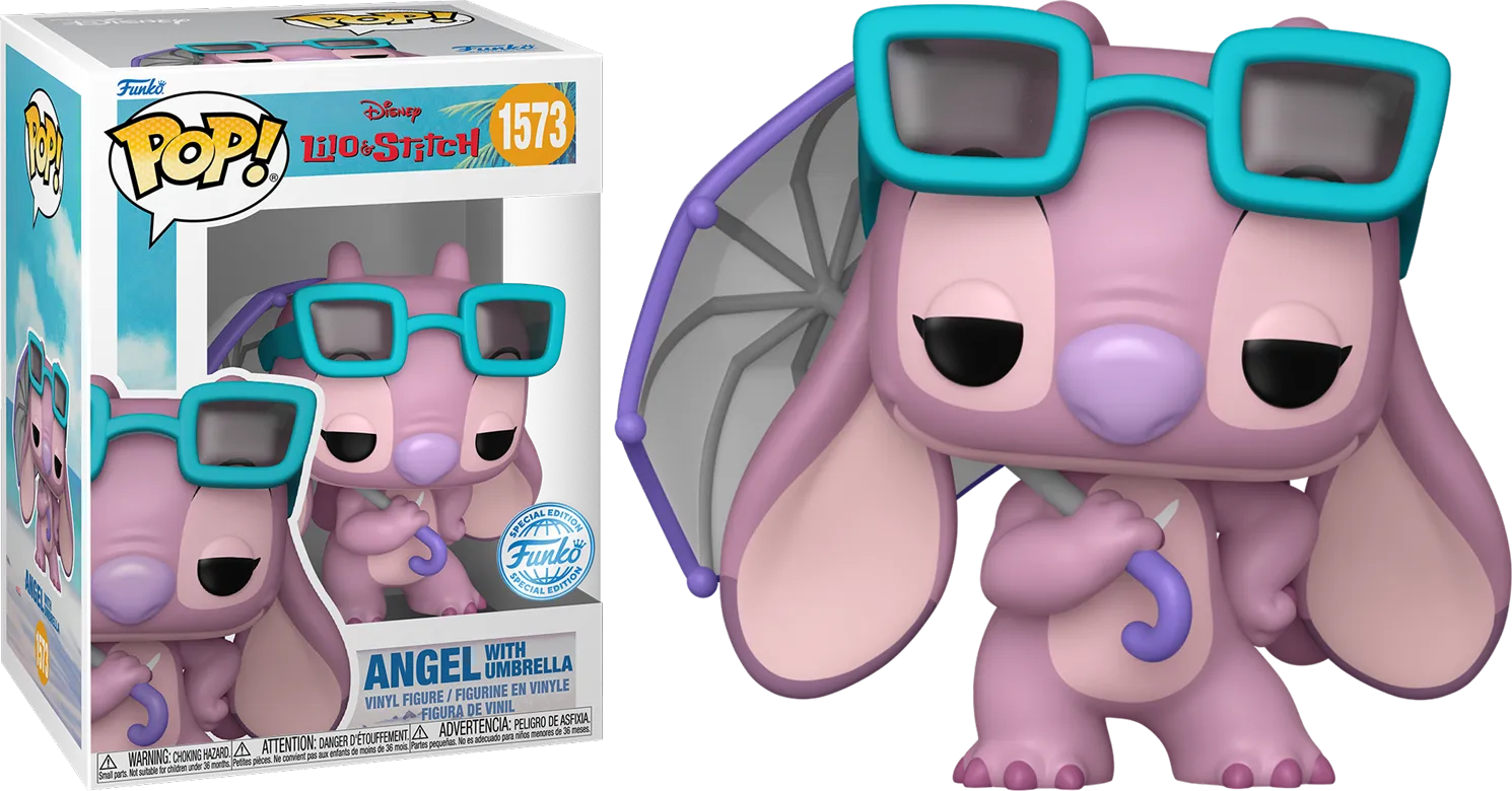 FUN84935 Lilo & Stitch - Angel with Umbrella US Exclusive Pop! Vinyl [RS] - Funko - Titan Pop Culture