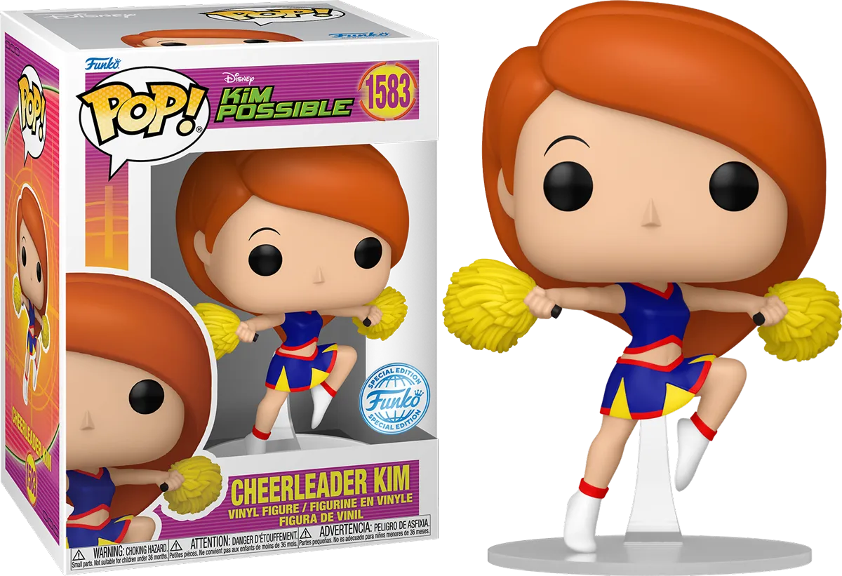 FUN84942 Kim Possible - Kim Cheerleader US Exclusive Pop! Vinyl [RS] - Funko - Titan Pop Culture