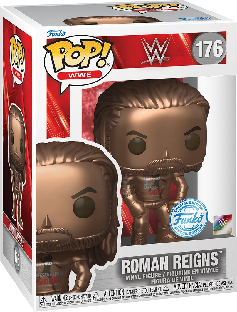FUN84948 WWE - Roman Reigns (Bronze) US Exclusive Pop! Vinyl [RS] - Funko - Titan Pop Culture