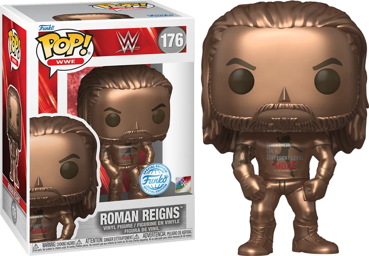 FUN84948 WWE - Roman Reigns (Bronze) US Exclusive Pop! Vinyl [RS] - Funko - Titan Pop Culture