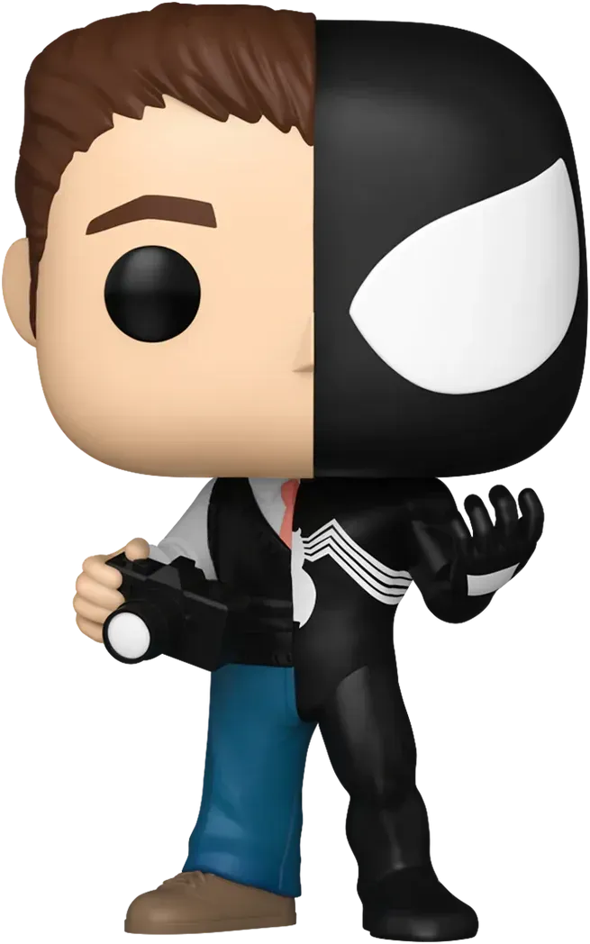 FUN84954BUNDLE Marvel: Split - Peter Parker/Symbiote US Exclusive Chase Bundle / Case [RS] - Funko - Titan Pop Culture