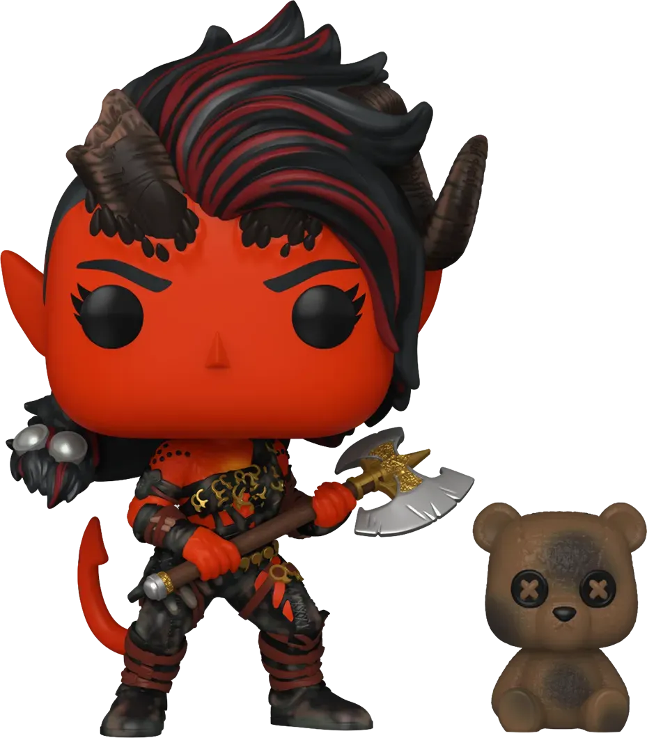 FUN84957 Baldur’s Gate 3 - Karlach with Clive Pop! Vinyl - Funko - Titan Pop Culture
