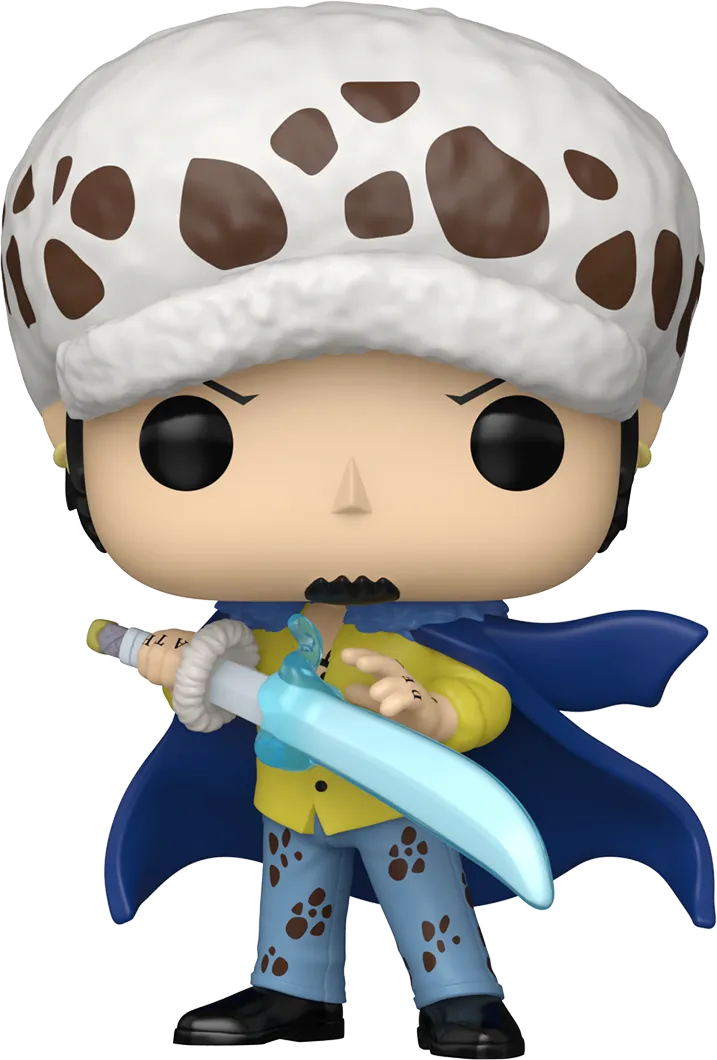 FUN84975 One Piece - Trafalgar Law (with Blue Anesthesia) US Exclusive Glow Pop! Vinyl [RS] - Funko - Titan Pop Culture