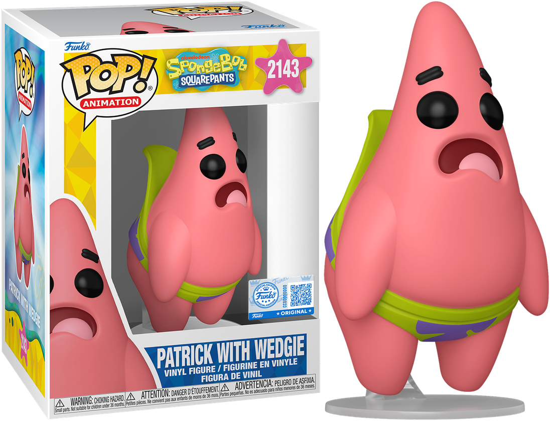 SpongeBob SquarePants - Patrick with Wedgie US Exclusive Pop! Vinyl [RS]