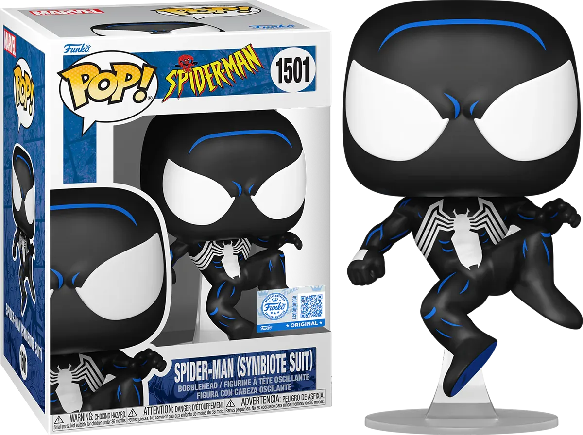 FUN85186 Spider-Man: The Animated Series - Spider-Man (Symbiote Suit) US Exclusive Pop! Vinyl [RS] - Funko - Titan Pop Culture