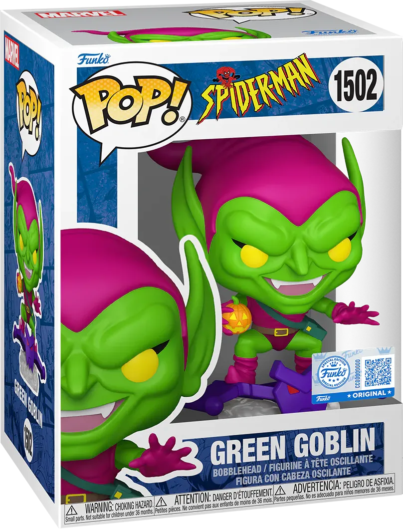 FUN85187 Spider-Man: The Animated Series - Green Goblin US Exclusive Pop! Vinyl [RS] - Funko - Titan Pop Culture