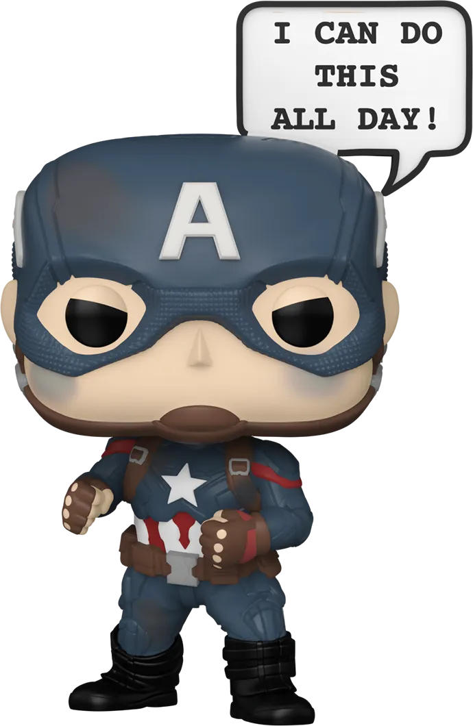 FUN85287 Pop! Sayings - Captain America 'I Can Do This All Day' Convention Exclusive Pop! Vinyl [RS] - Funko - Titan Pop Culture
