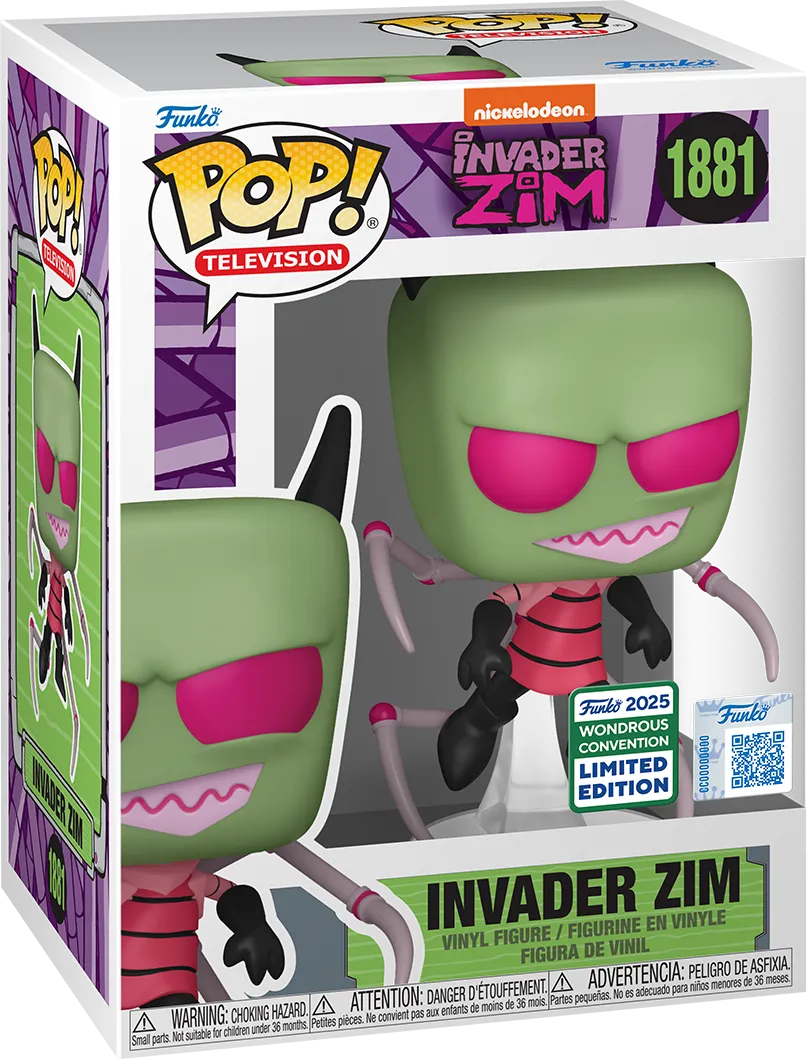 FUN85291 Invader Zim - Zim with Spider Legs Convention Exclusive Pop! Vinyl [RS] - Funko - Titan Pop Culture