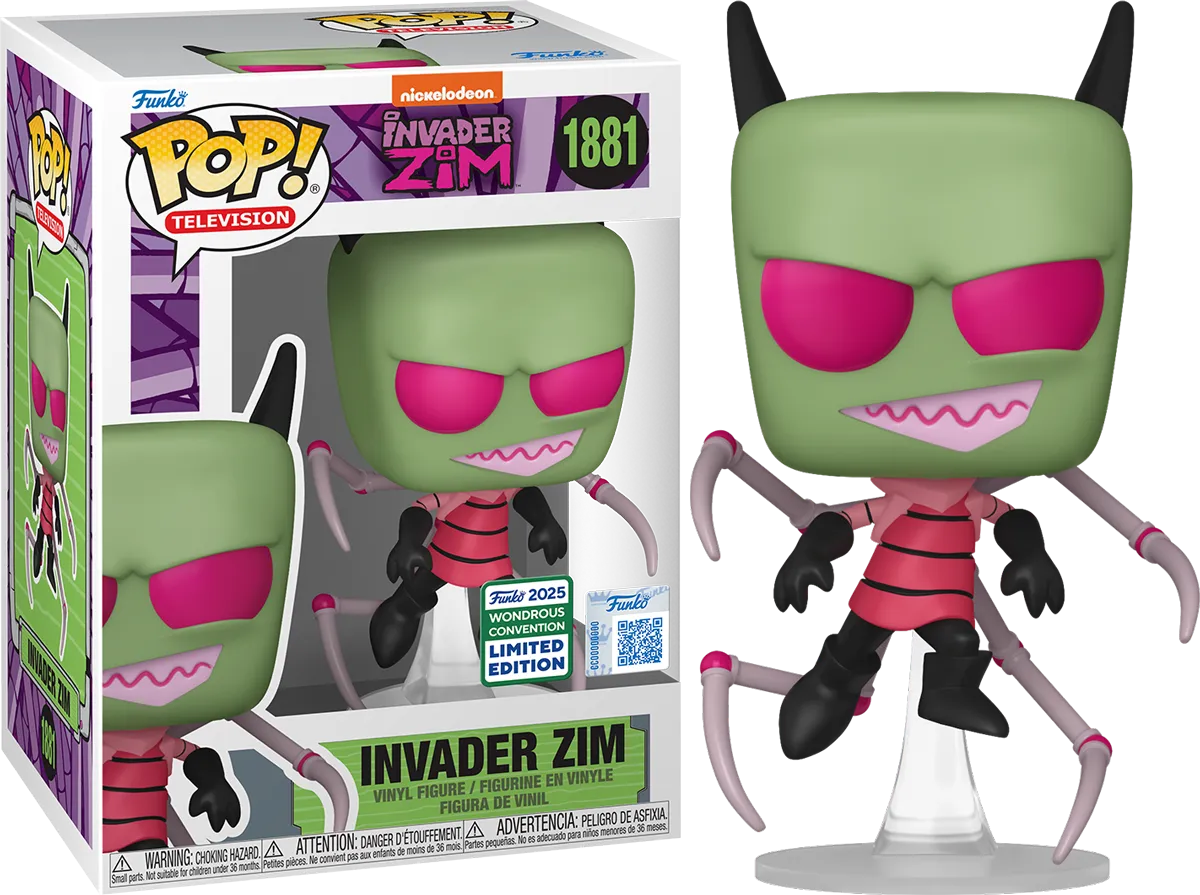 FUN85291 Invader Zim - Zim with Spider Legs Convention Exclusive Pop! Vinyl [RS] - Funko - Titan Pop Culture