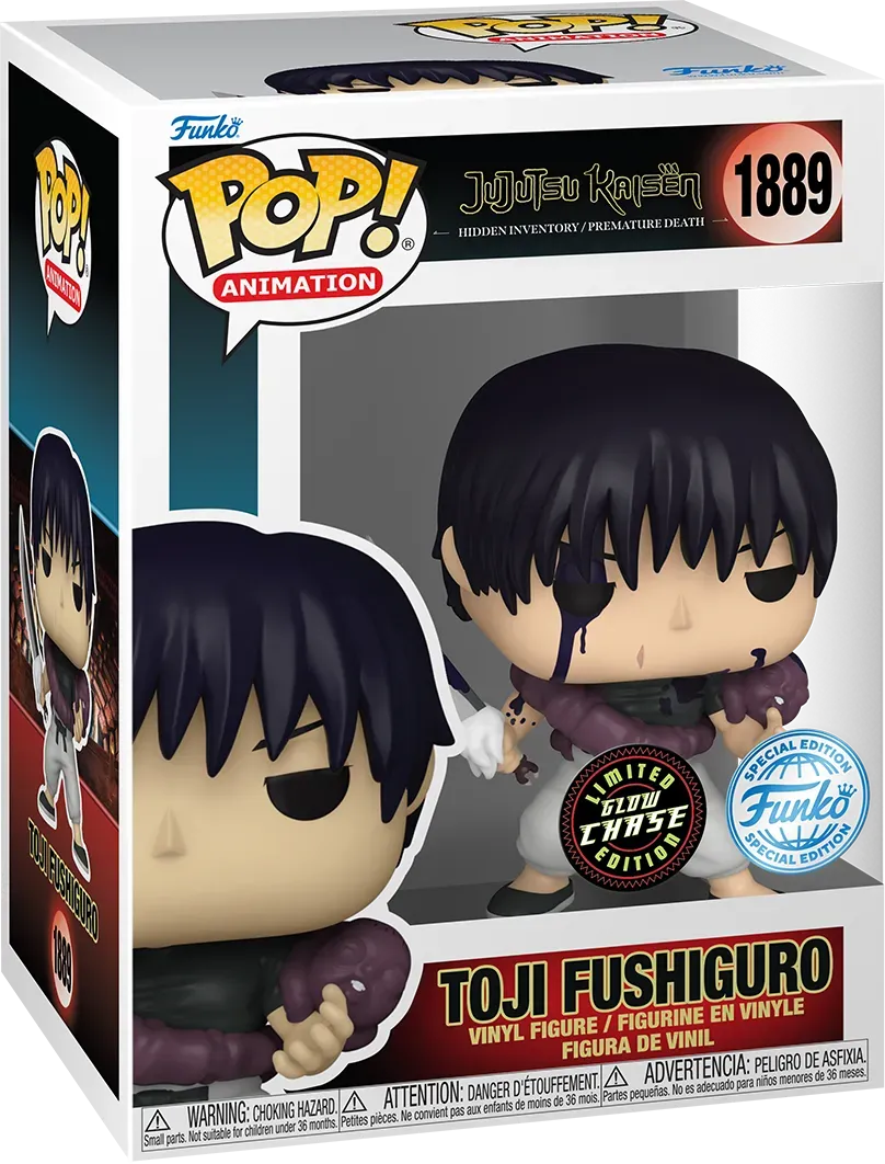FUN85324 Jujutsu Kaisen - Toji Fushiguro (with chase) US Exclusive Pop! Vinyl [RS] - Funko - Titan Pop Culture