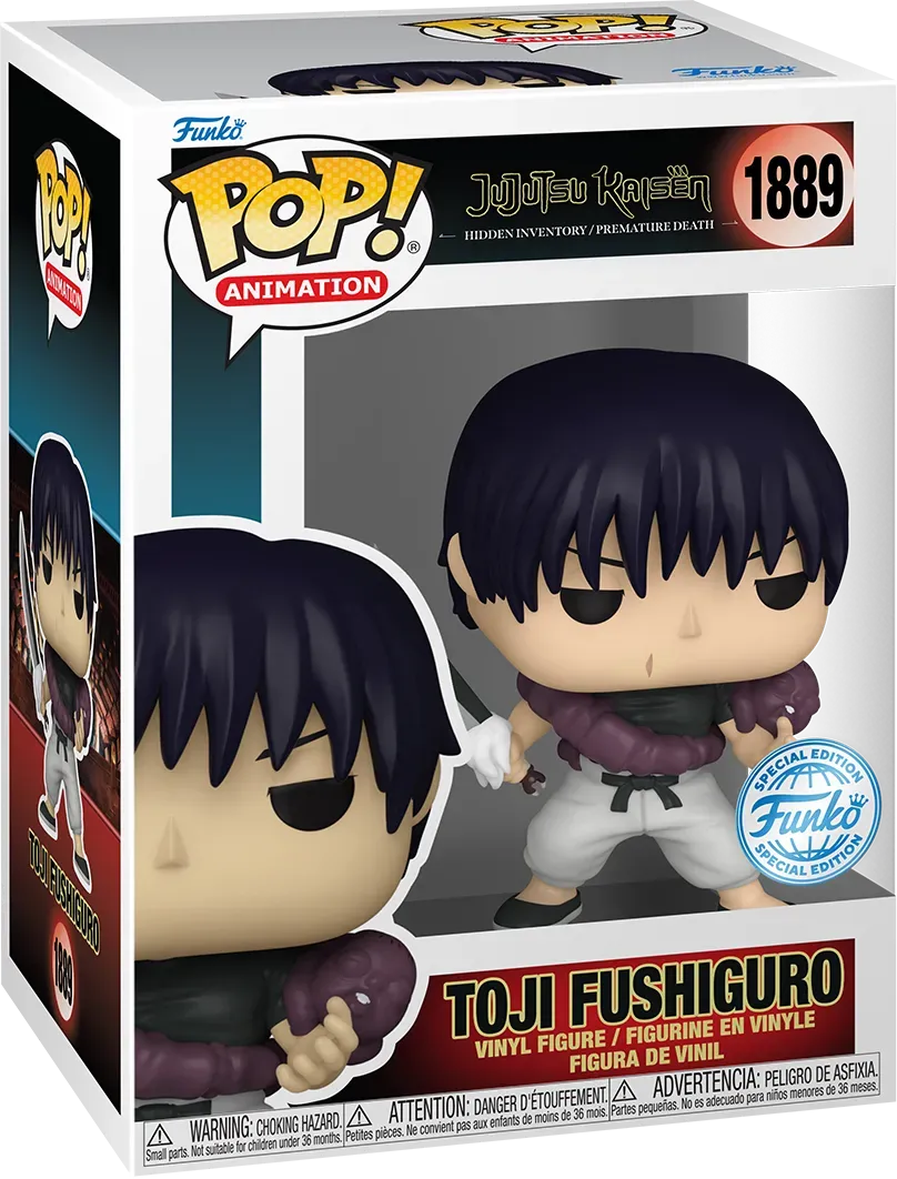 FUN85324 Jujutsu Kaisen - Toji Fushiguro (with chase) US Exclusive Pop! Vinyl [RS] - Funko - Titan Pop Culture