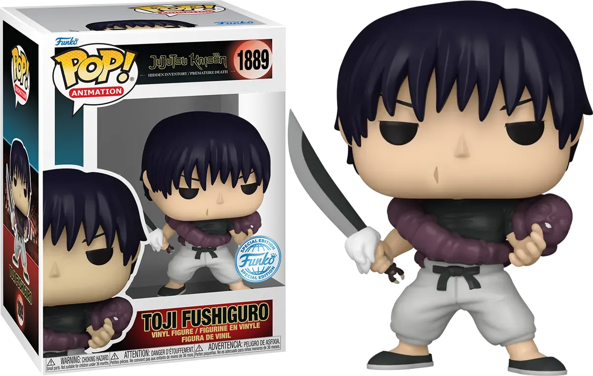 FUN85324 Jujutsu Kaisen - Toji Fushiguro (with chase) US Exclusive Pop! Vinyl [RS] - Funko - Titan Pop Culture