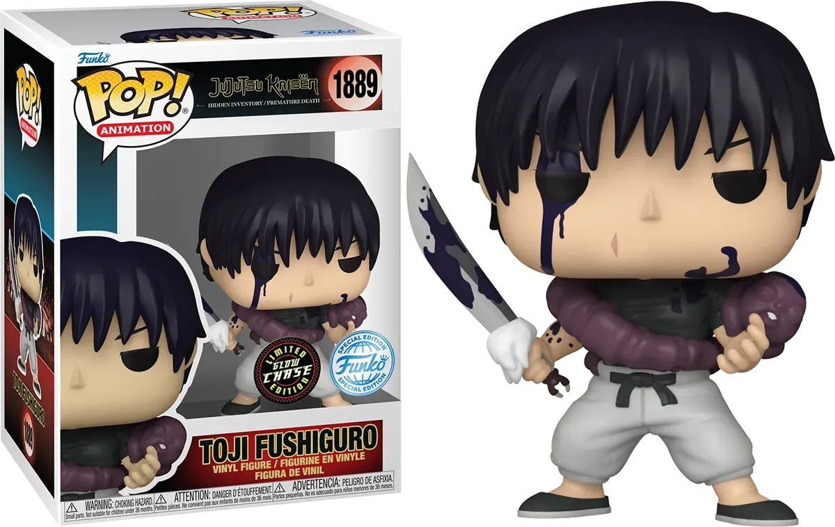 FUN85324 Jujutsu Kaisen - Toji Fushiguro (with chase) US Exclusive Pop! Vinyl [RS] - Funko - Titan Pop Culture
