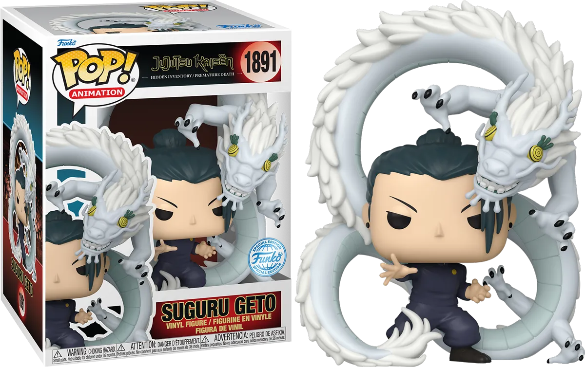 FUN85327 Jujutsu Kaisen - Suguru Geto (with Rainbow Dragon) US Exclusive Pop! Premium [RS] - Funko - Titan Pop Culture