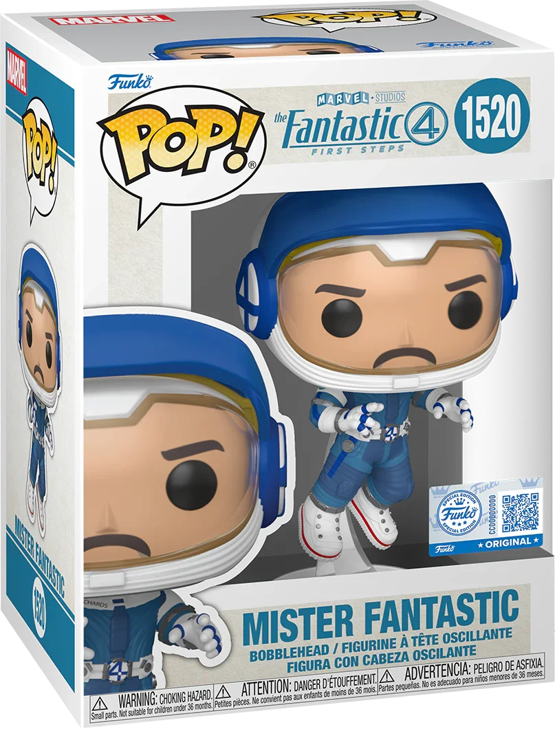 FUN85357 The Fantastic Four (2025) - Mister Fantastic in Space Suit Exclusive Pop! Vinyl [RS] - Funko - Titan Pop Culture