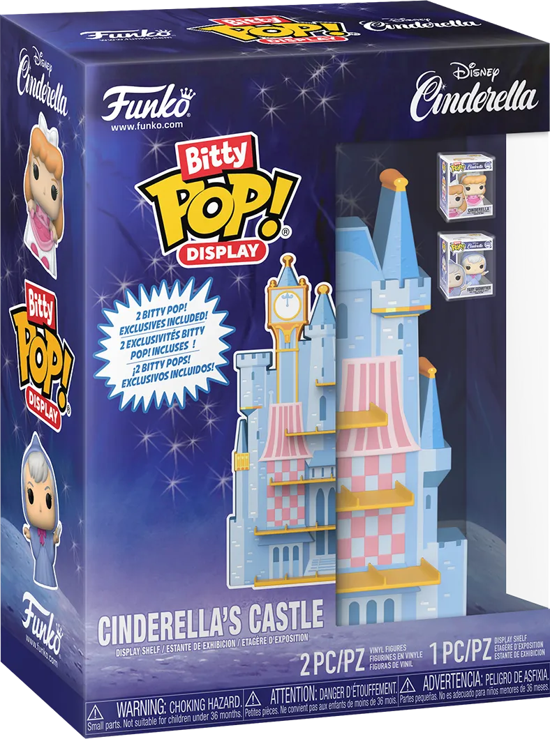FUN85511 Disney - Cinderella's Castle Bitty Pop! Showcase - Funko - Titan Pop Culture