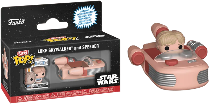 FUN85519 Star Wars - Speeder with Luke Bitty Pop! Ride - Funko - Titan Pop Culture
