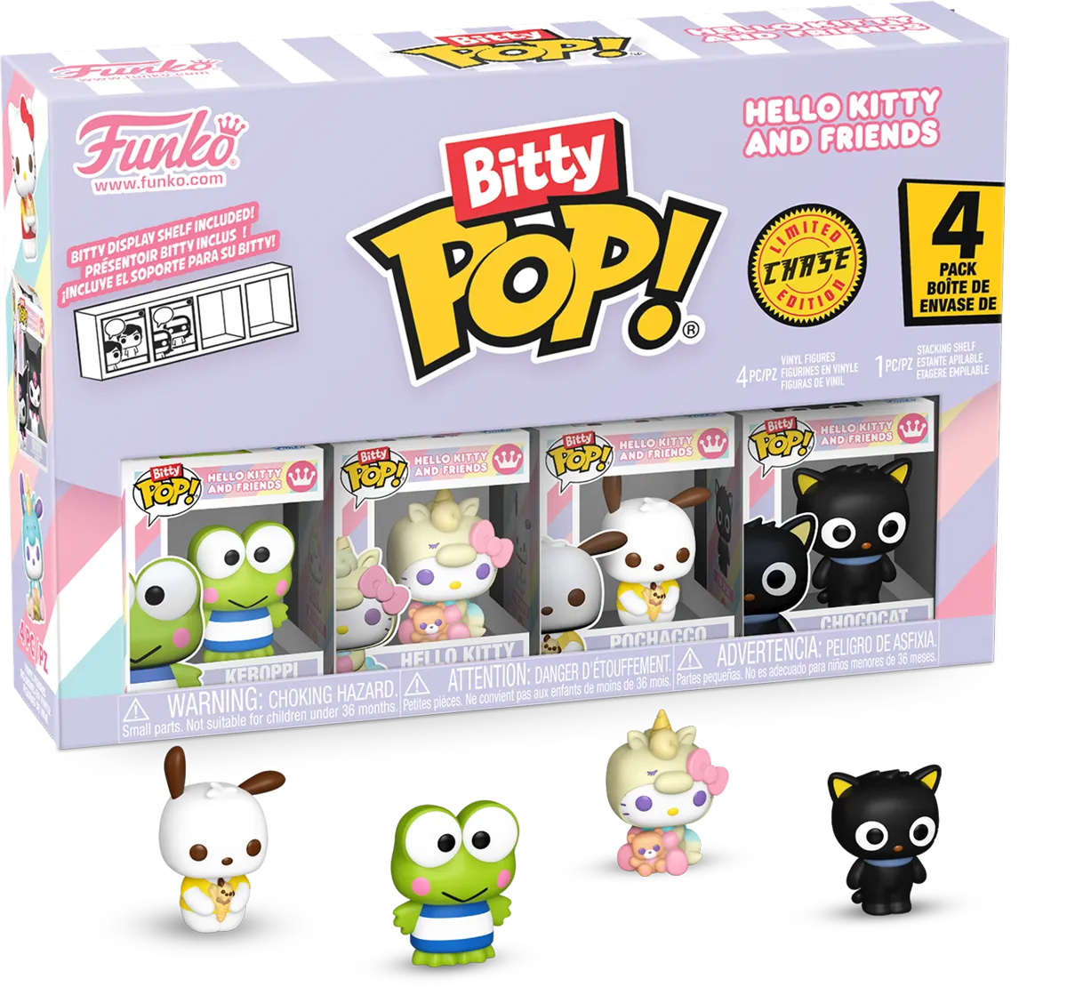 FUN85714 Sanrio - Keroppi Bitty Pop! 4-Pack - Funko - Titan Pop Culture