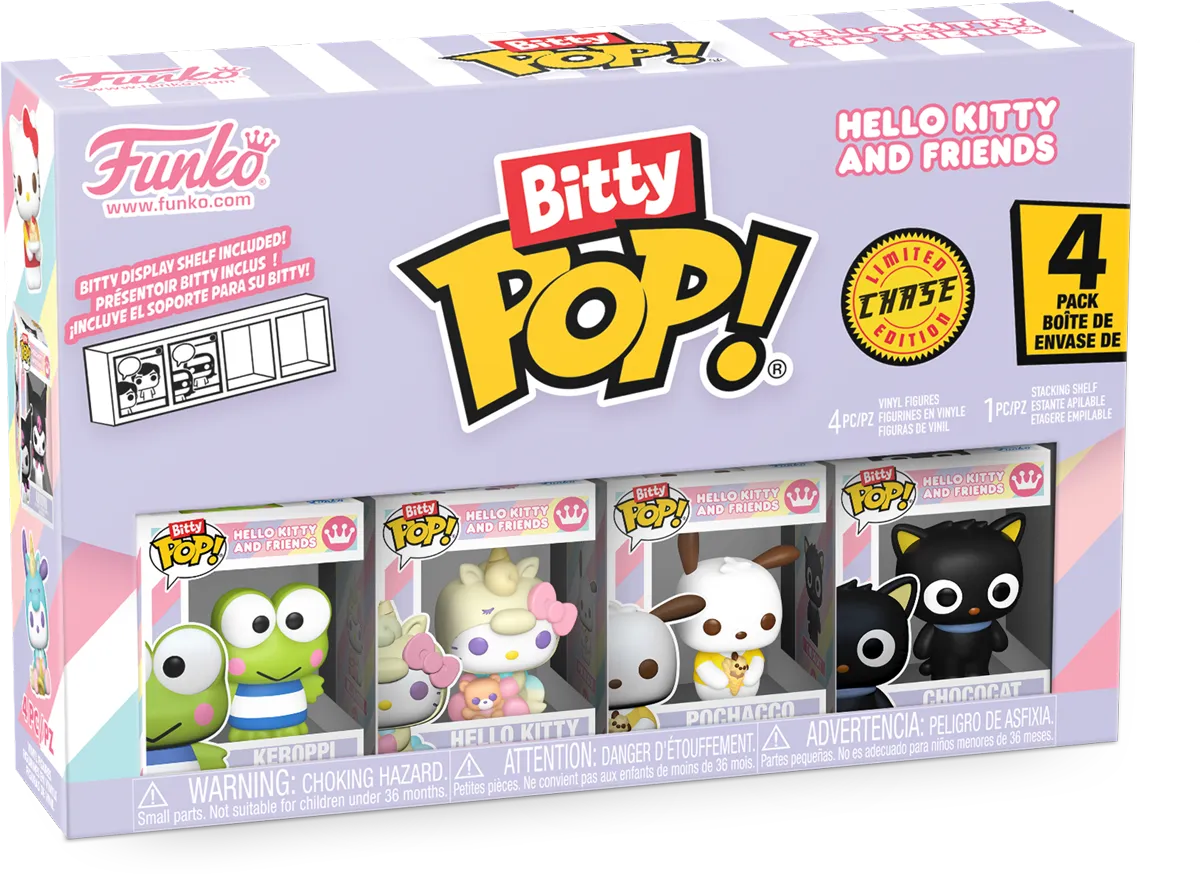 FUN85714 Sanrio - Keroppi Bitty Pop! 4-Pack - Funko - Titan Pop Culture