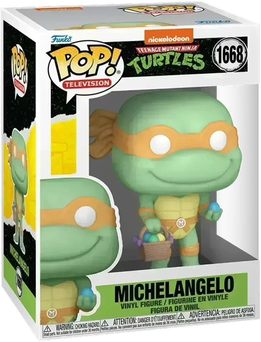 FUN86044 Teenage Mutant Ninja Turtles - Michelangelo Easter Pop! Vinyl - Funko - Titan Pop Culture