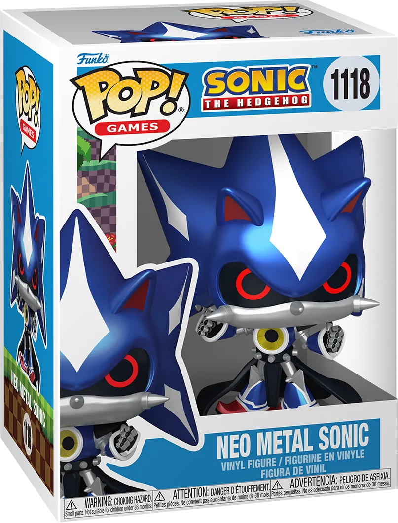 FUN86106 Sonic The Hedgehog - Neo Metal Sonic (Metallic) Pop! Vinyl - Funko - Titan Pop Culture