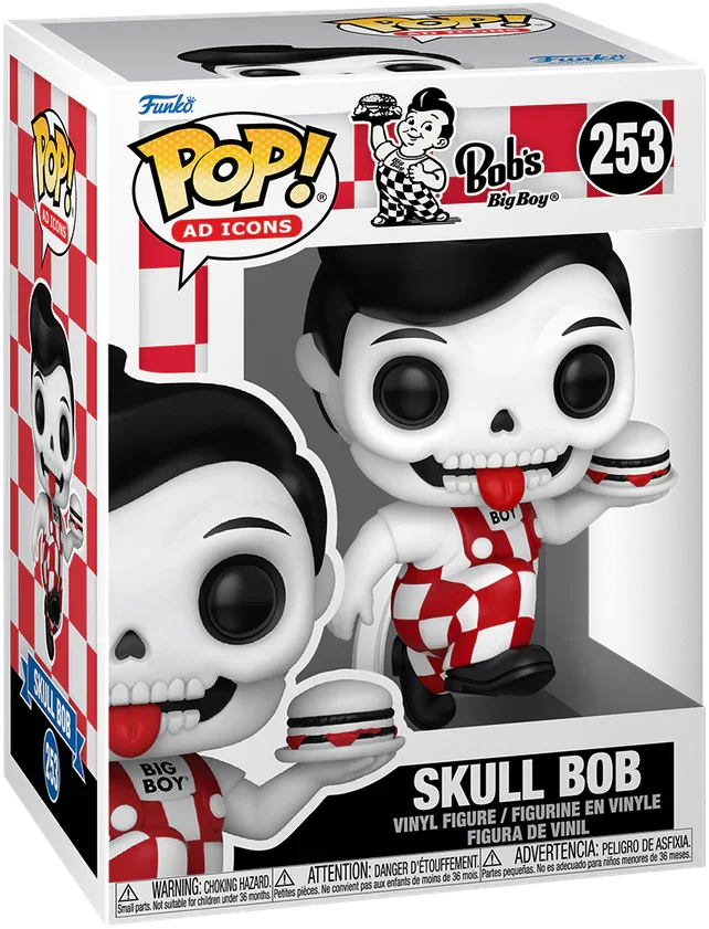 FUN86211 Ad Icons: Bob's Big Boy - Skull Bob Pop! Vinyl - Funko - Titan Pop Culture