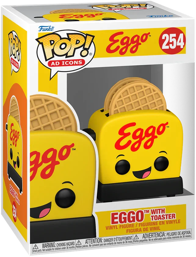 Ad Icons: Kelloggs - Eggo with Toaster Pop! Vinyl