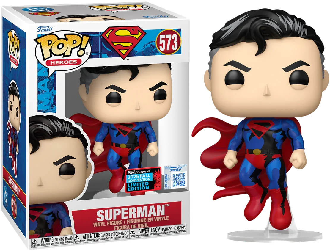 DC Comics - Superman Retro Comic (Flying) Pop! Vinyl 2025 NYCC Exclusive [RS]