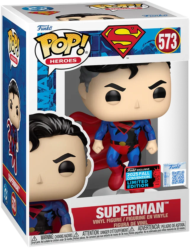 DC Comics - Superman Retro Comic (Flying) Pop! Vinyl 2025 NYCC Exclusive [RS]