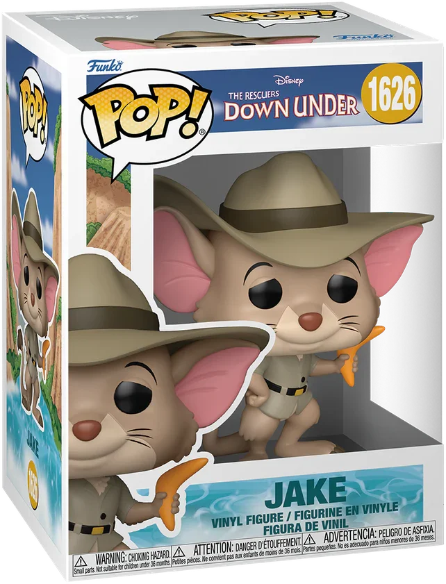 Los Rescatistas de Down Under - Jake Pop! Vinilo