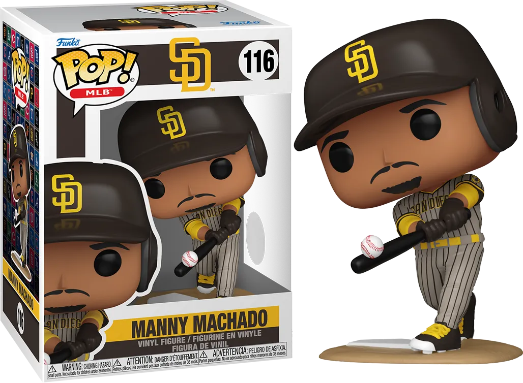 FUN86318 MLB: Padres - Manny Machado Pop! Vinyl - Funko - Titan Pop Culture
