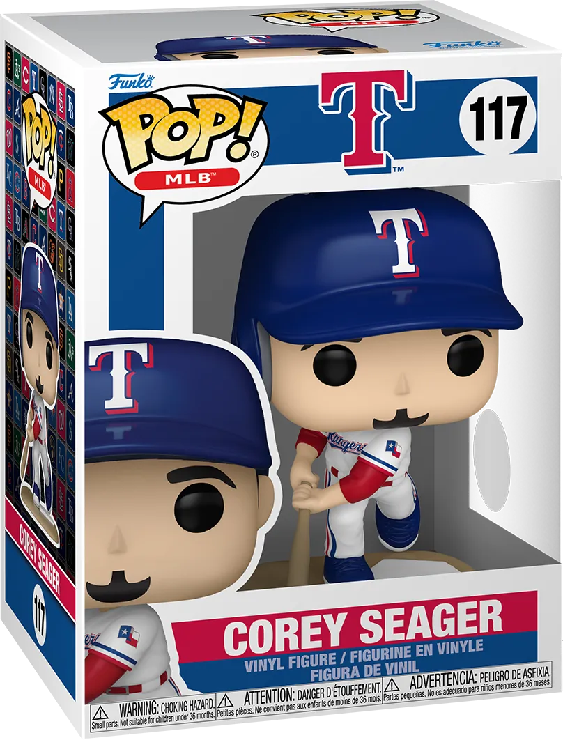 FUN86319 MLB: Rangers - Corey Seager Pop! Vinyl - Funko - Titan Pop Culture