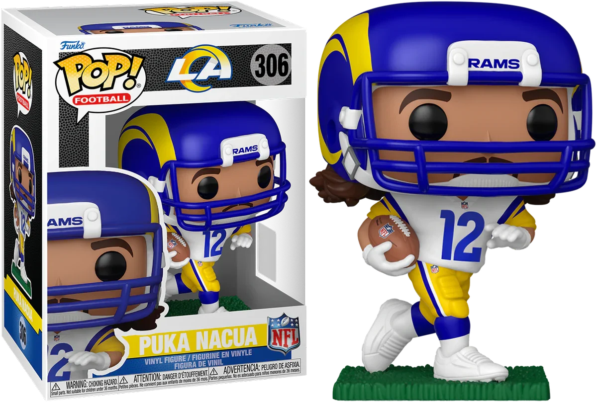 FUN86322 NFL: Rams - Puka Nacua Pop! Vinyl - Funko - Titan Pop Culture