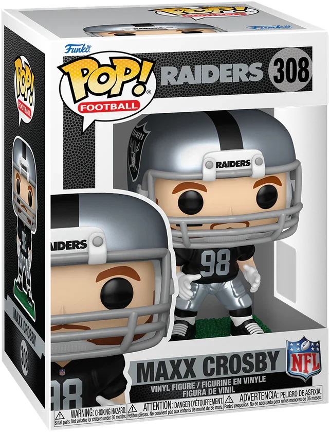 FUN86324 NFL: Raiders - Maxx Crosby Pop! Vinyl - Funko - Titan Pop Culture