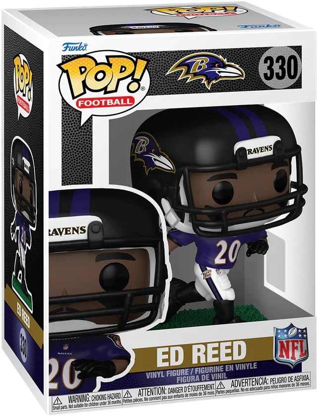 NFL: Leyendas - Ed Reed (Ravens) Vinilo Pop!