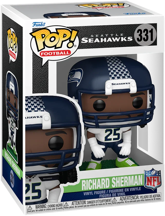 NFL: Leyendas - Richard Sherman (Seahawks) Figura de vinilo Pop!