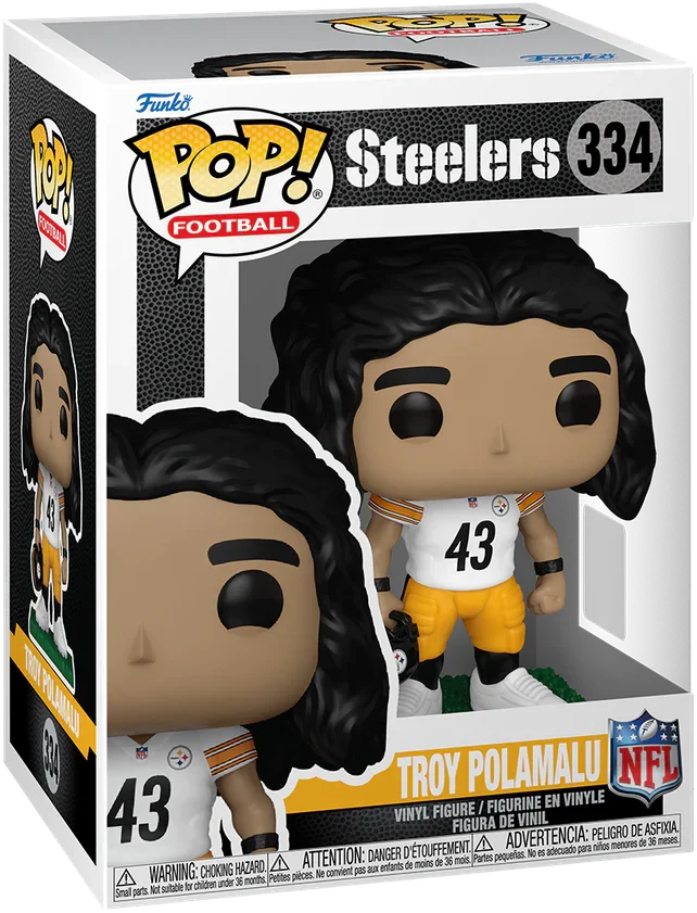 NFL: Leyendas - Troy Polamalu (Steelers) Vinilo Pop!