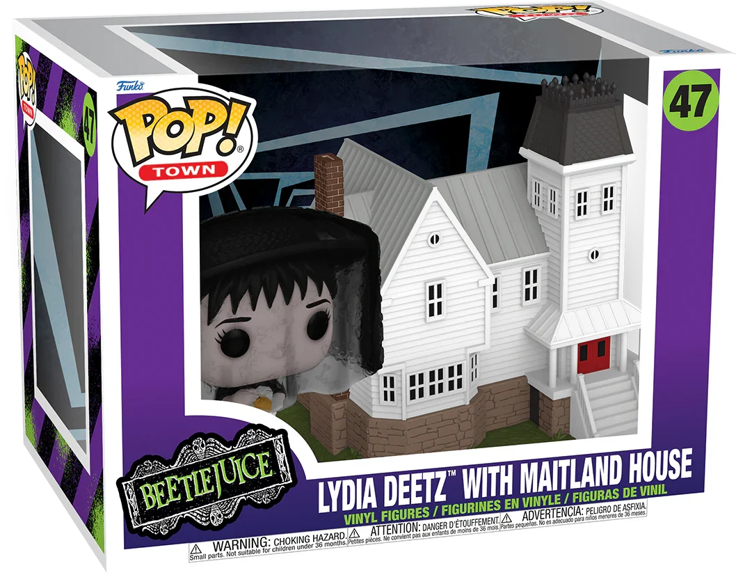 FUN86442 Beetlejuice 2 - Lydia and Deetz House Pop! Vinyl Town - Funko - Titan Pop Culture