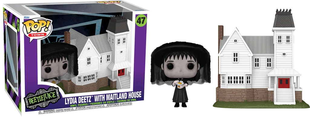 FUN86442 Beetlejuice 2 - Lydia and Deetz House Pop! Vinyl Town - Funko - Titan Pop Culture