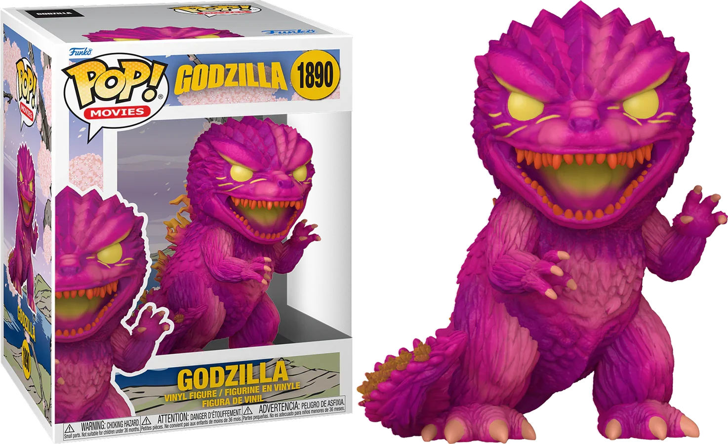 Godzilla: Retrofuturismo - Godzilla (Rosa) Pop! Premium