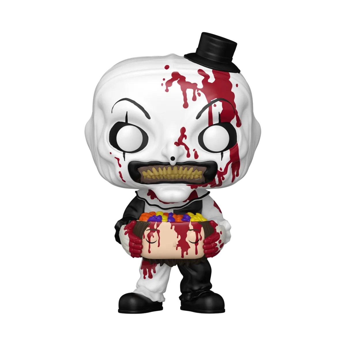 FUN86537 Terrifier - Art the Clown (with Decapitated Head) Pop! Vinyl - Funko - Titan Pop Culture
