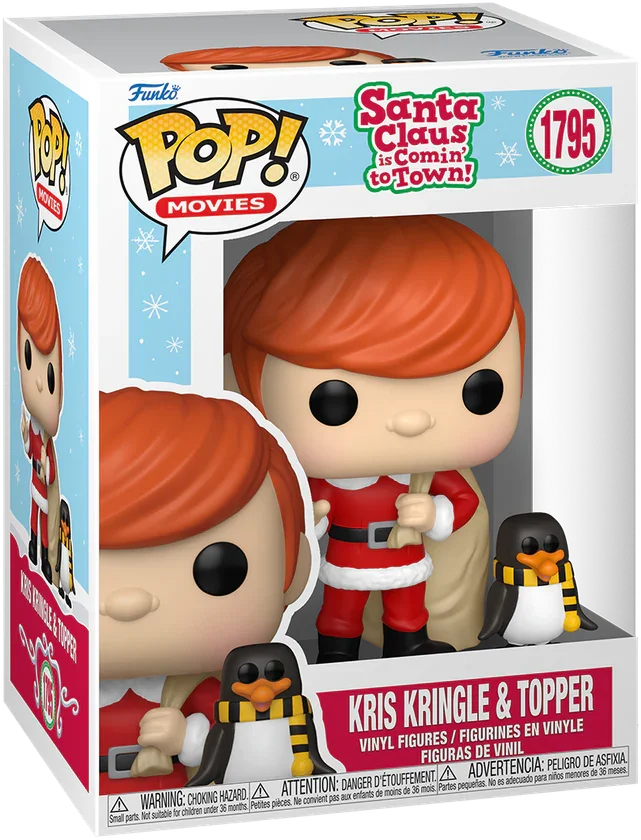 Papá Noel viene a la ciudad - Kris con Topper Pop! Vinilo