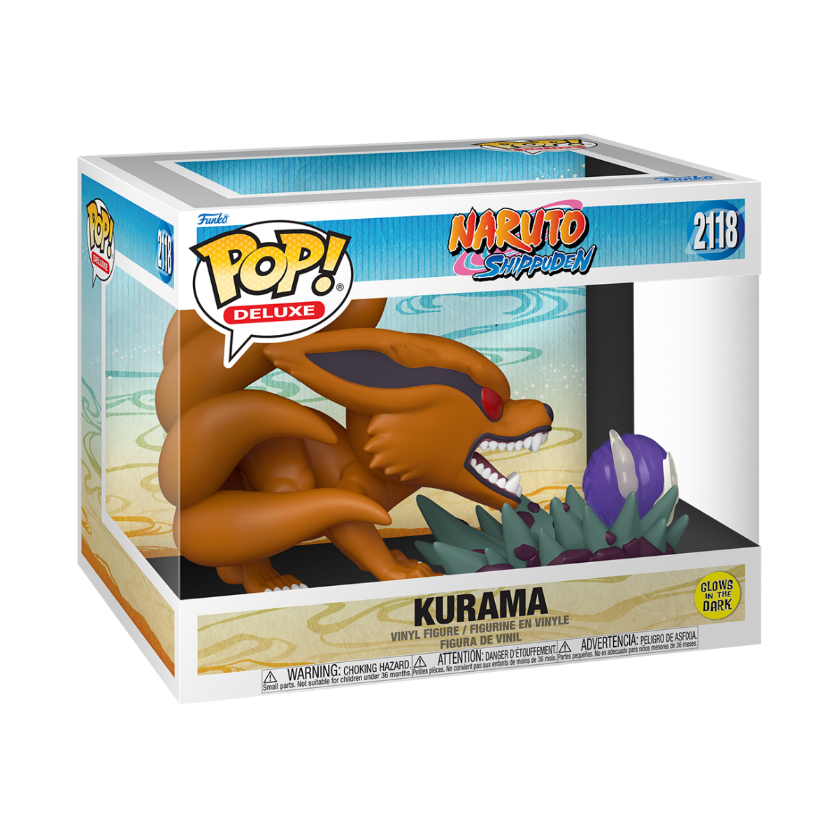 Naruto: Shippuden - Kurama Glow-in-the-Dark Deluxe Pop! Vinyl