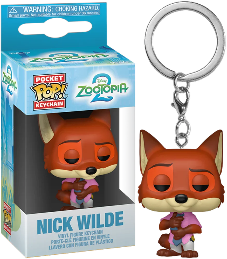 Zootopia 2 - Nick Wilde Pop! Keychain