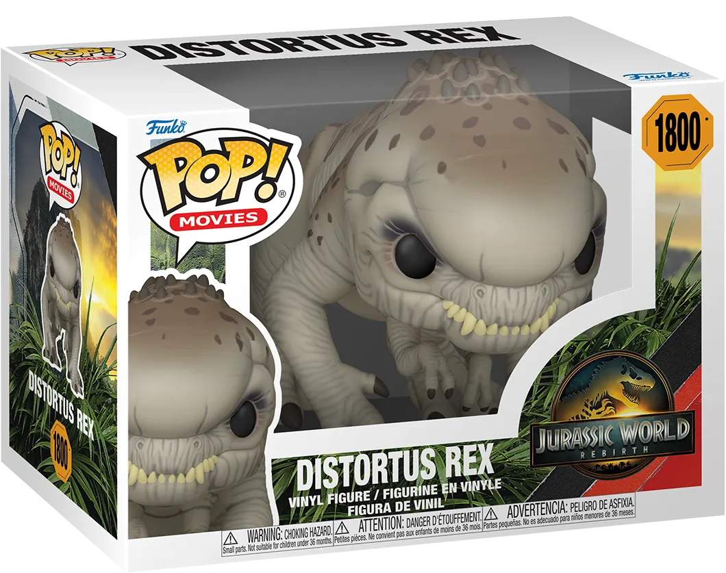 FUN86661 Jurassic World (2025) - Distortus Rex Pop! Vinyl - Funko - Titan Pop Culture