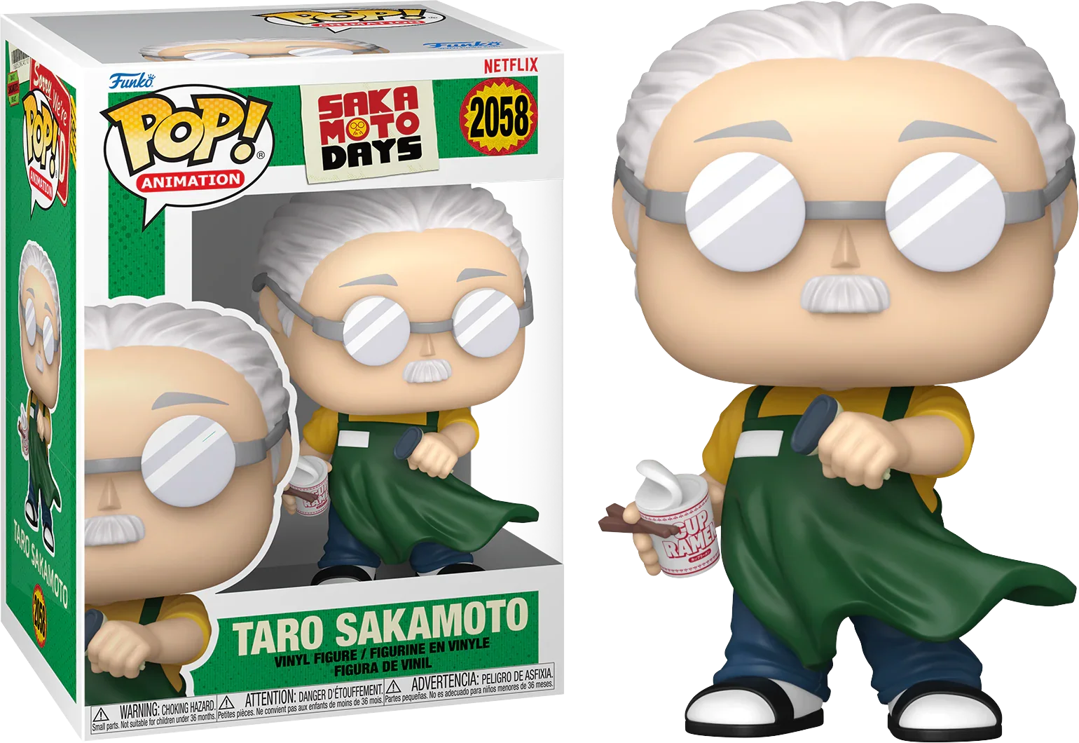 Sakamoto Days - Taro (con persecución) ¡Pop! Vinilo