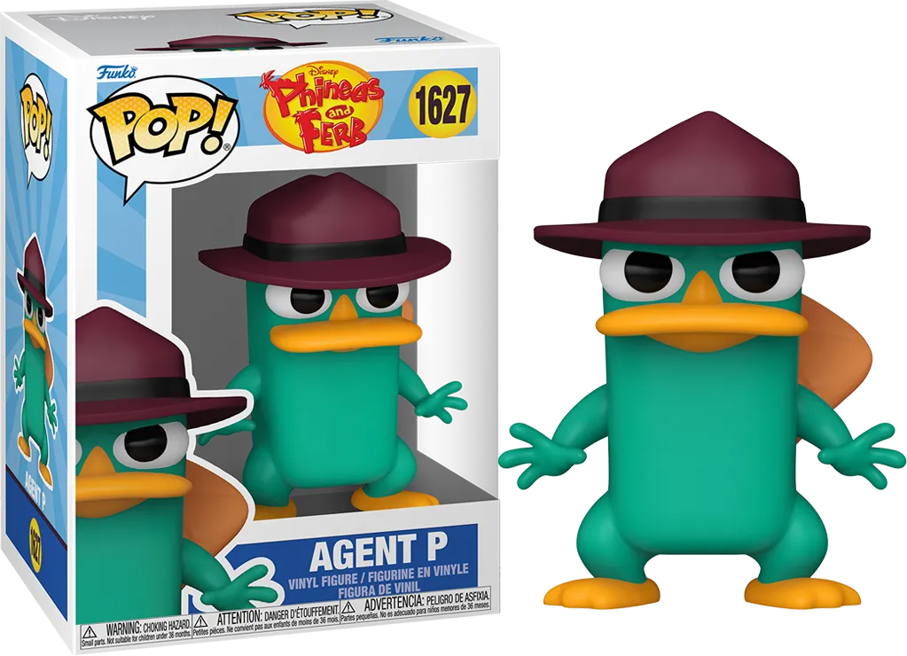 FUN86691 Phineas and Ferb - Agent P Pop! Vinyl - Funko - Titan Pop Culture