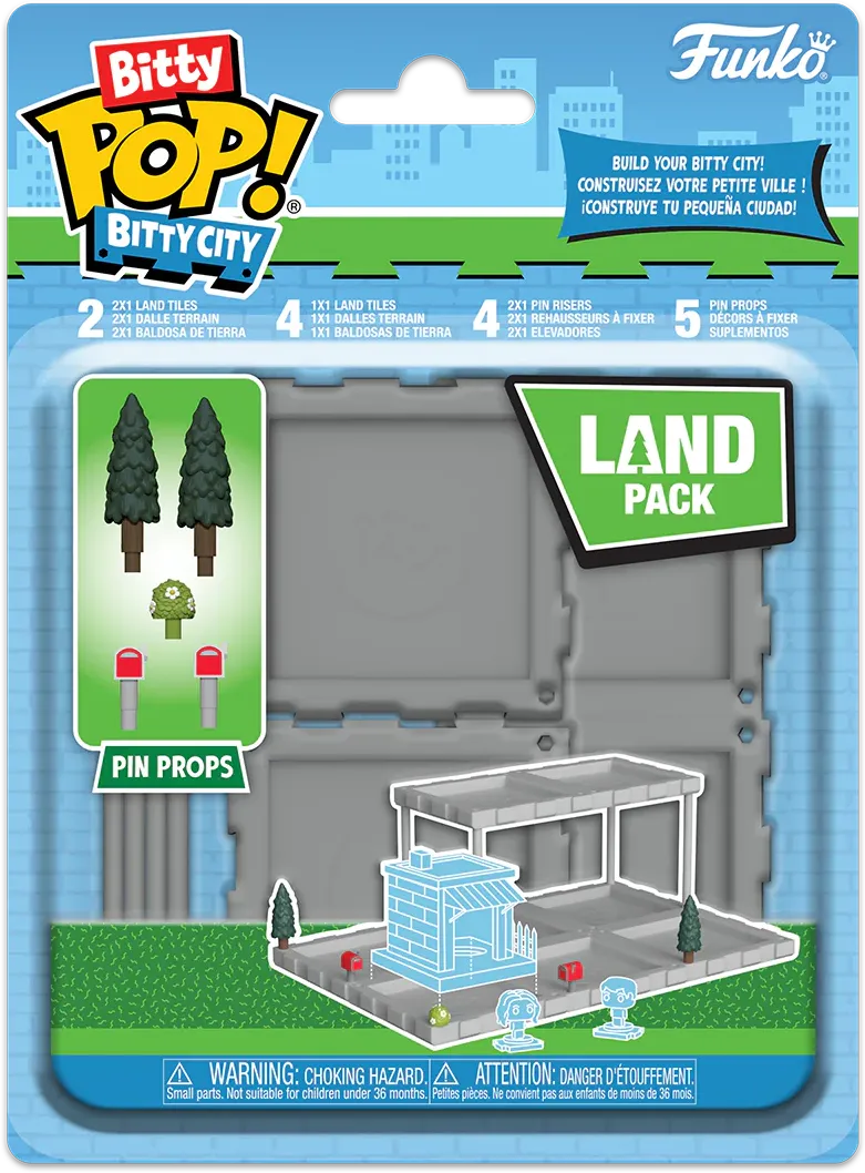 FUN86852 Bitty City - Land Kit Expansion Expansion Pack - Funko - Titan Pop Culture