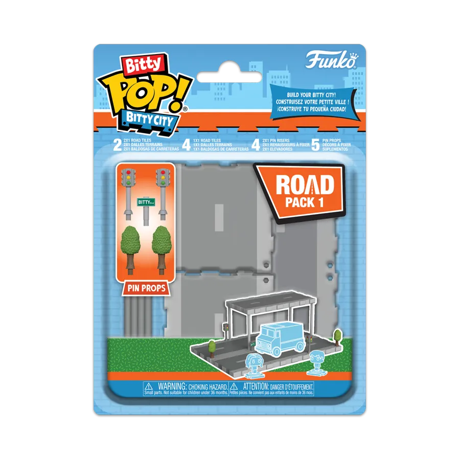 FUN86853 Bitty City - Road Kit Expansion Pack #1 - Funko - Titan Pop Culture