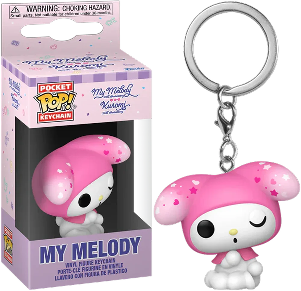 Hello Kitty - My Melody Pop! 50th Anniversary Pop! Keychain
